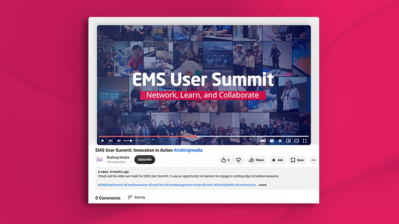 Testimonial Video for EMS User Summit